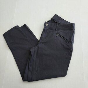 Lane Bryant Gray Straight Leg Pants With Zipper Front Pockets NWOT Size 18